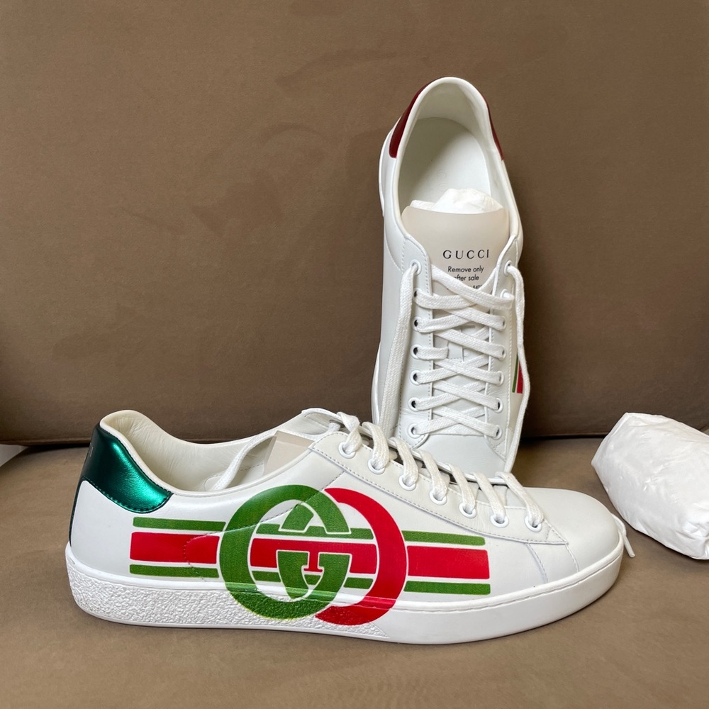 GUCCI Ace Interlocking GG Trainers/Sneakers - Picture 11 of 11